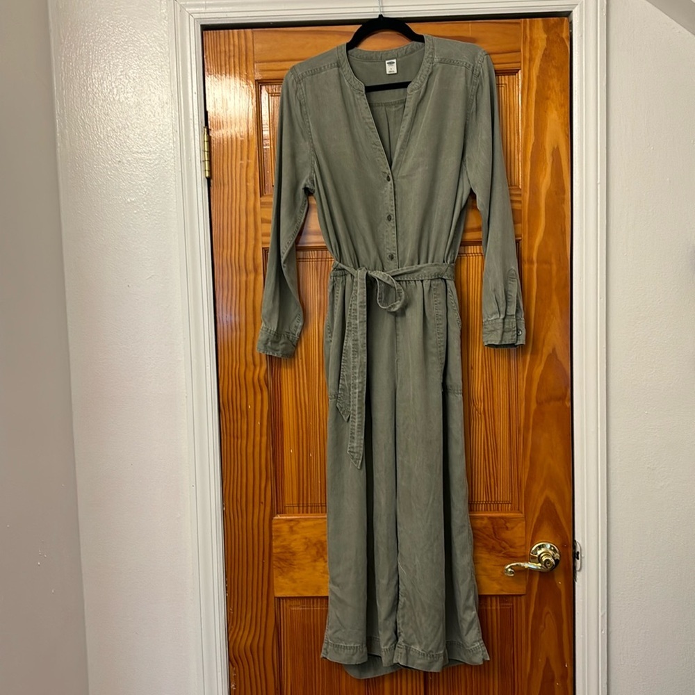Women's Olive Green Jumpsuit